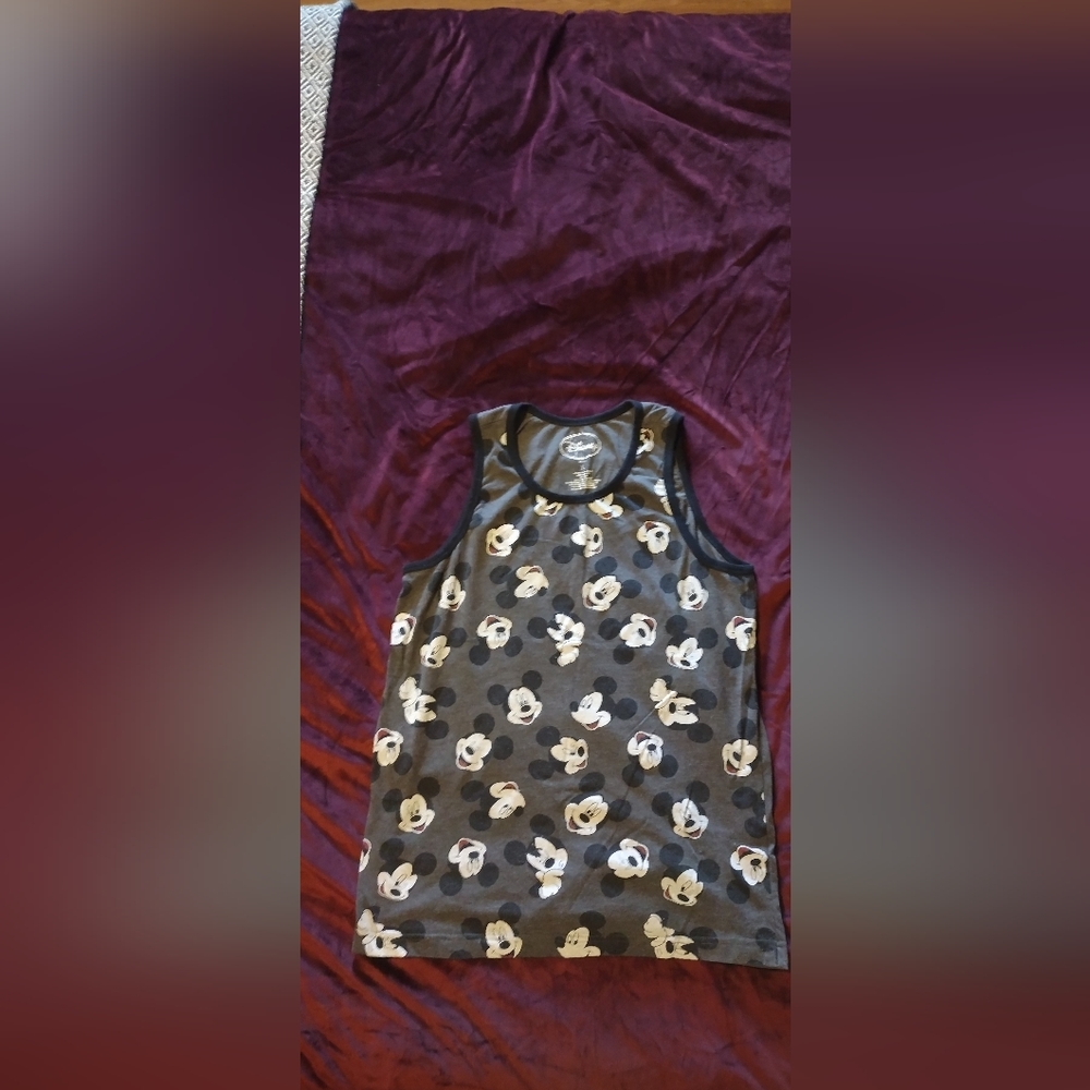 Mickey Mouse Disney Tank Top Muscle tank, possibly vintage?
